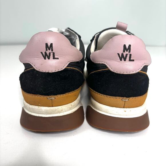 Madewell Kickoff Trainer in Dark Colorblock Nubuck & Suede 9 - Picture 6 of 8
